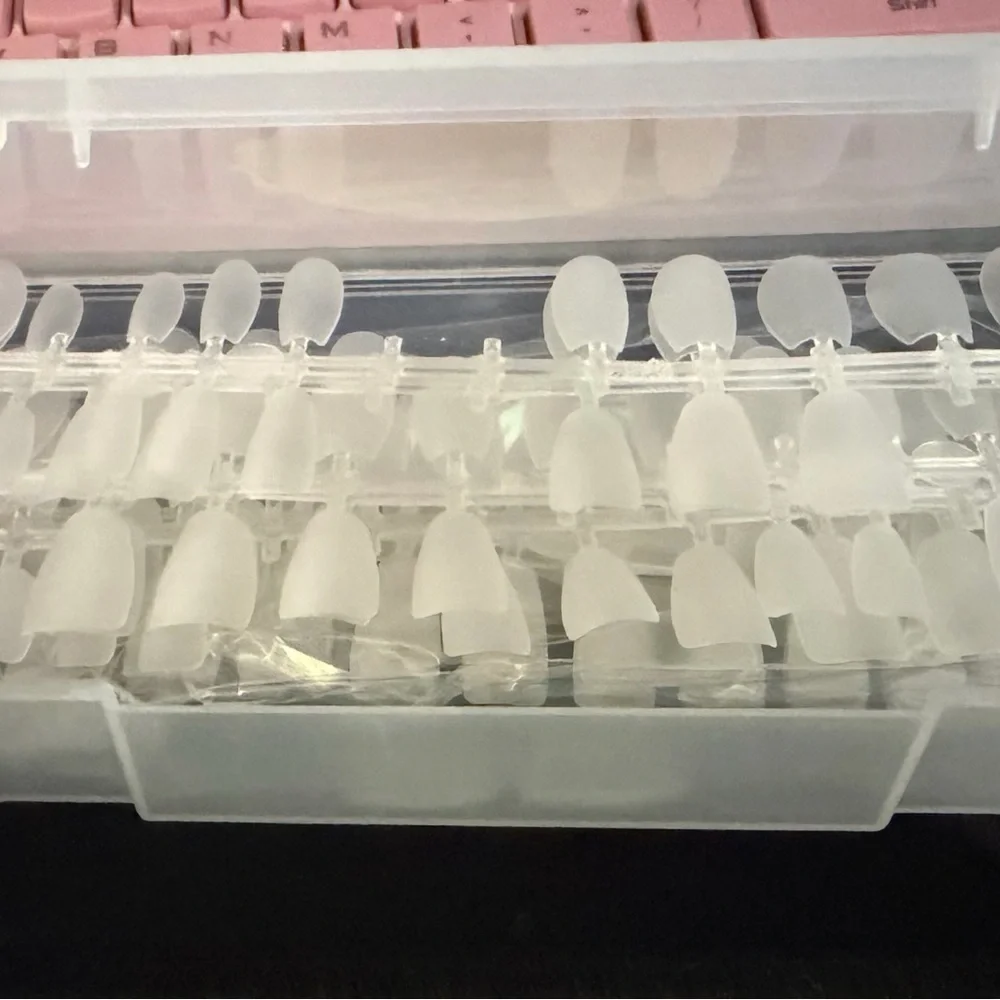 Clear Nail Tips and Storage